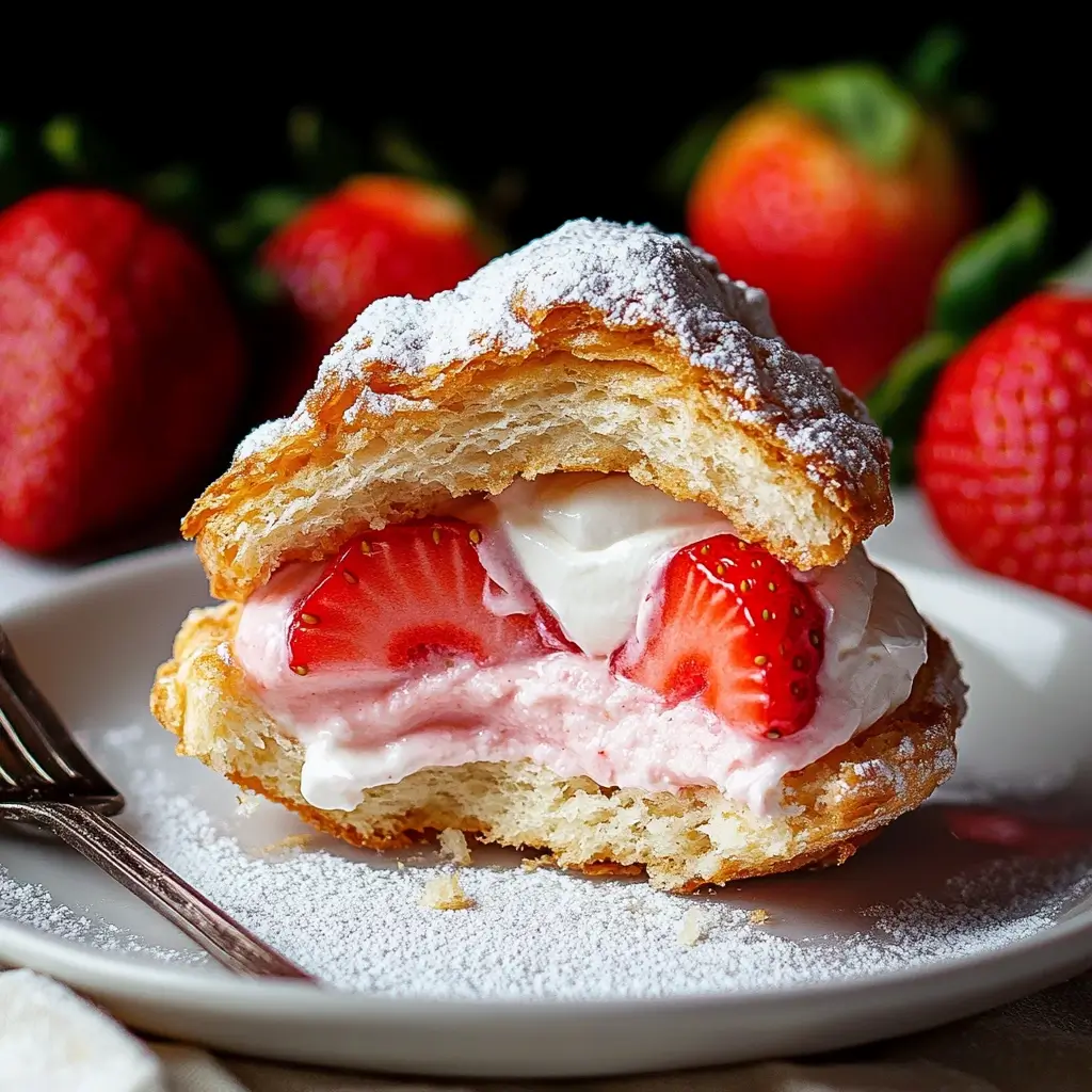Strawberry Cream Puffs