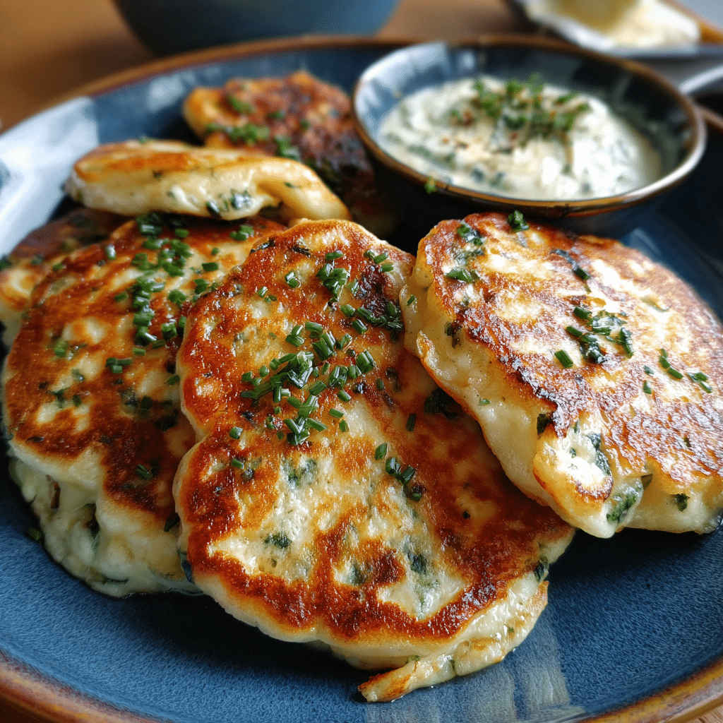 Cheese & Chive Pancakes: How to Make the Perfect Savory Stack