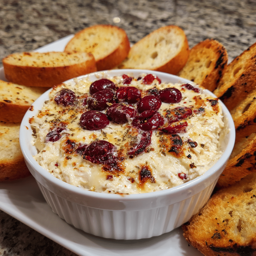 Baked Cranberry Cream Cheese Dip