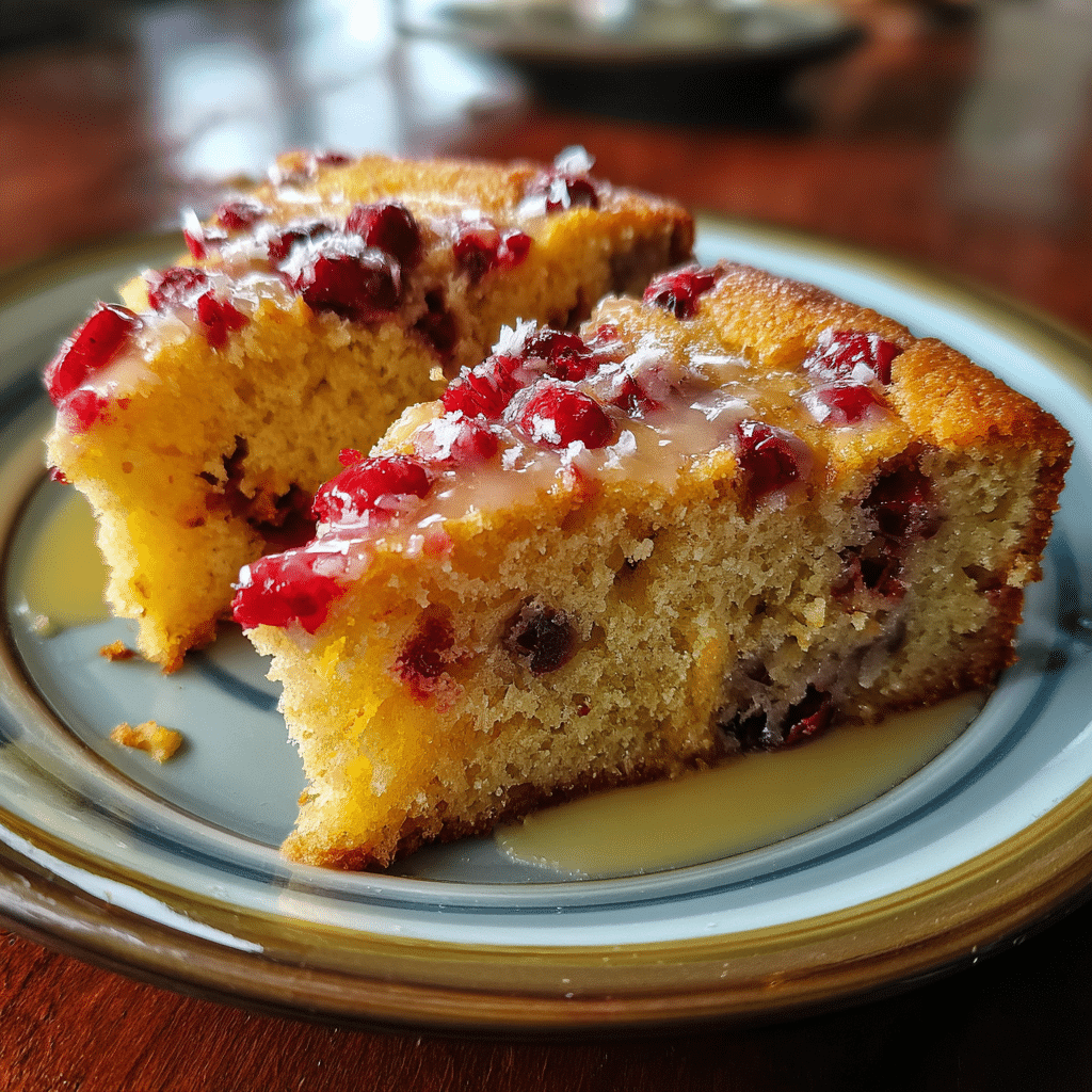 Cranberry Orange Breakfast Cake