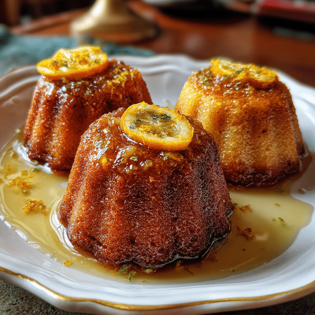 Orange Ginger Honey Cakes