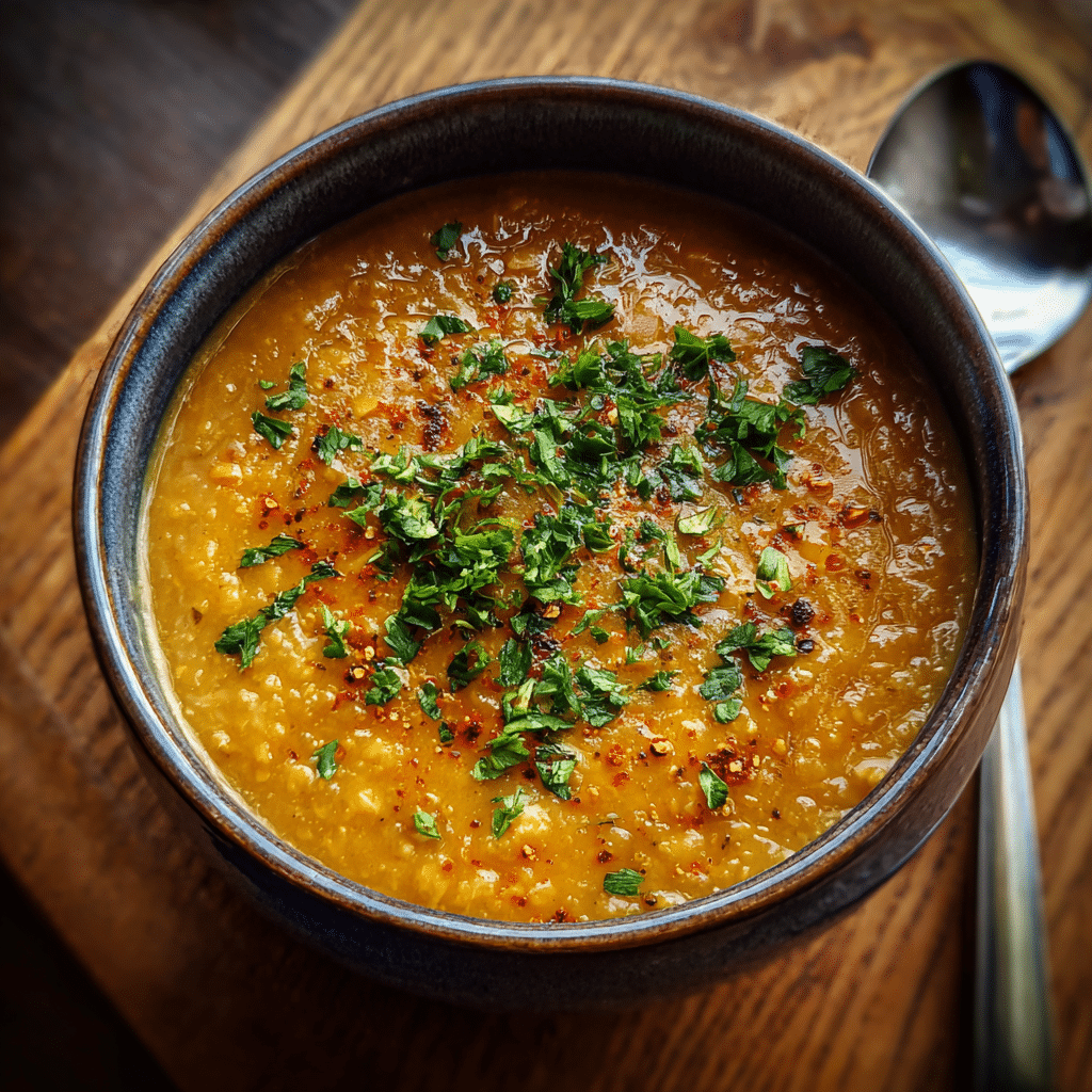 Anti-Inflammatory Red Lentil Soup Recipe