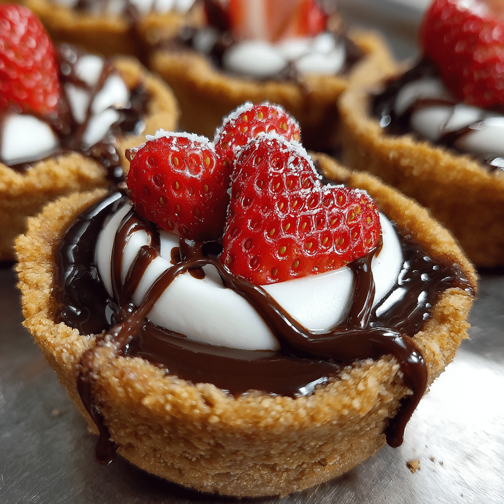 Easy Valentines Cookie Cups