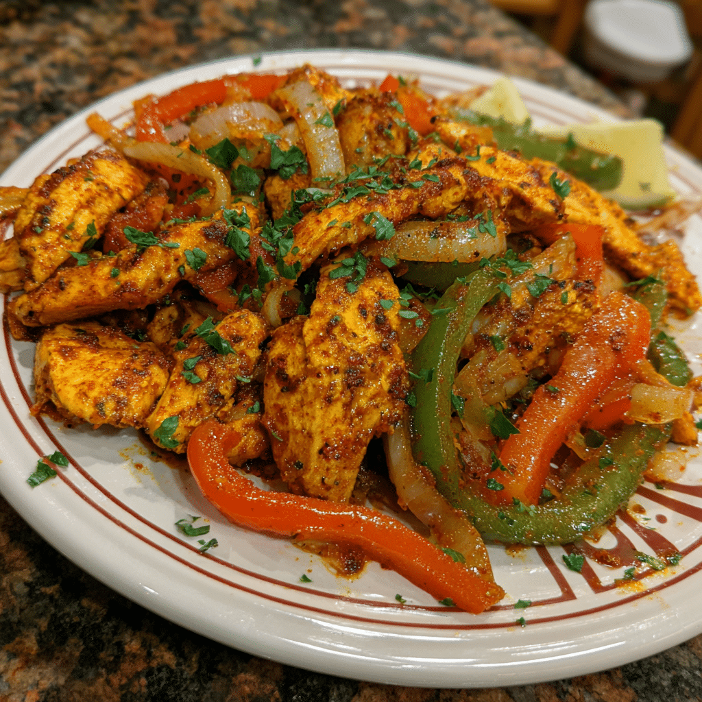 Sheet Pan Chicken Fajitas