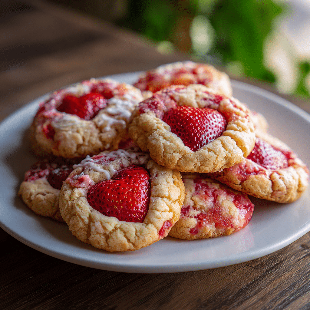 Valentine Strawberry Cookies Recipe: How to Make Heart-Shaped Treats