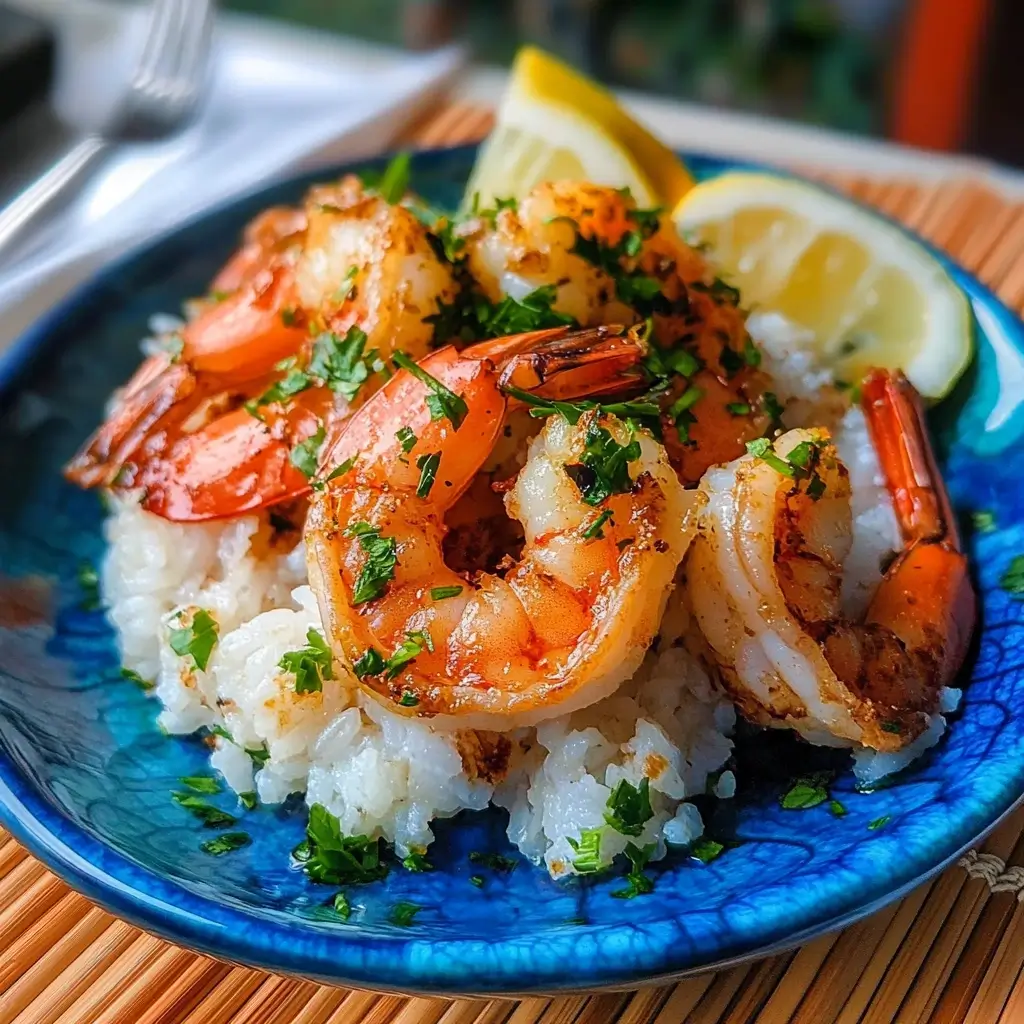 hawaiian garlic shrimp
