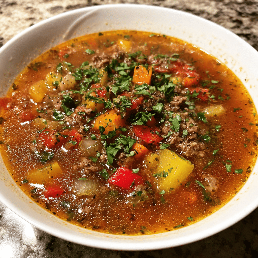 Best Stuffed Pepper Soup Recipe Youll Ever Taste!