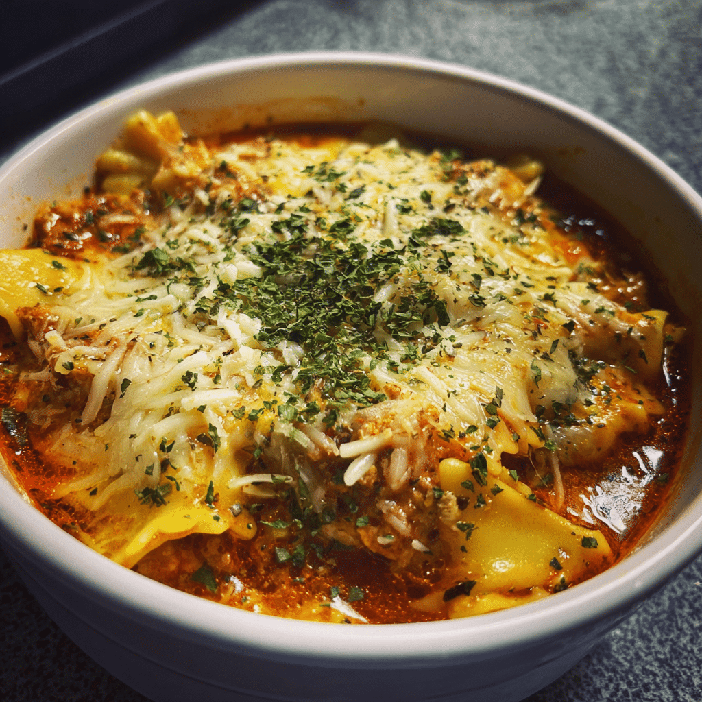 lasagna soup crockpot