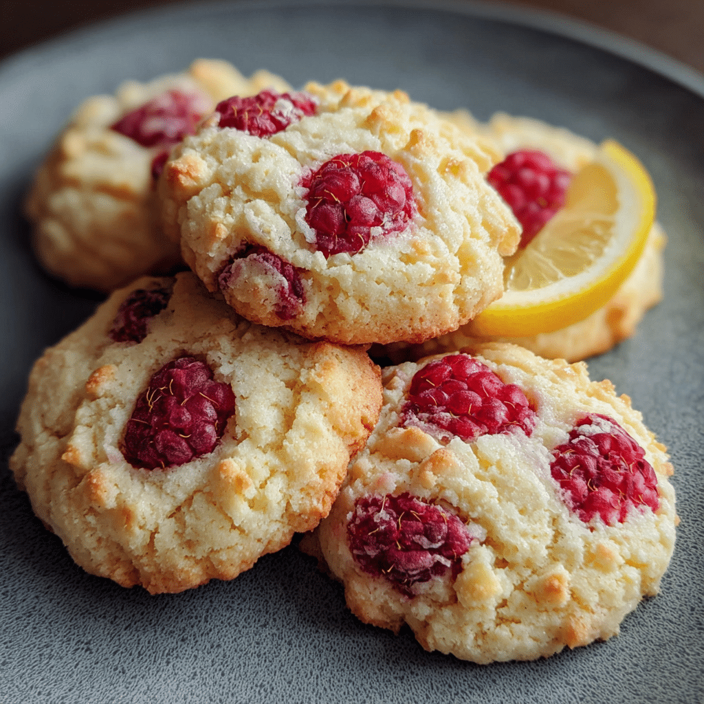 Lemon Raspberry Cookies