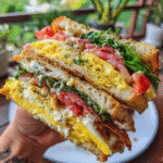 Mediterranean Breakfast Sandwich