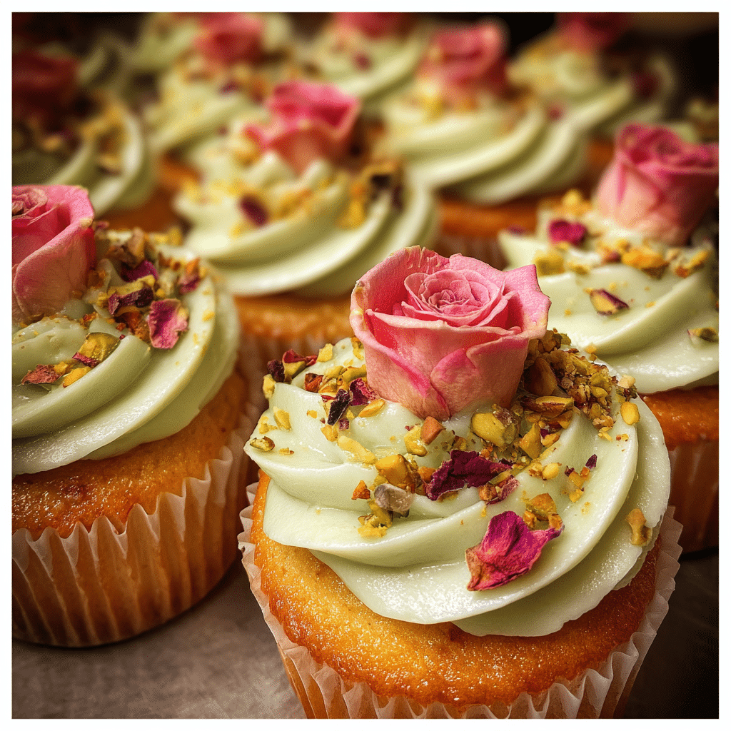 Vegan Mini Rose Pistachio Cupcakes: How to Make Perfect Treats