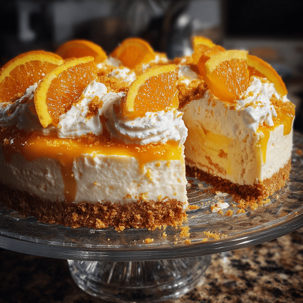No-Bake Orange Creamsicle Cheesecake: Best Summer Dessert Recipe