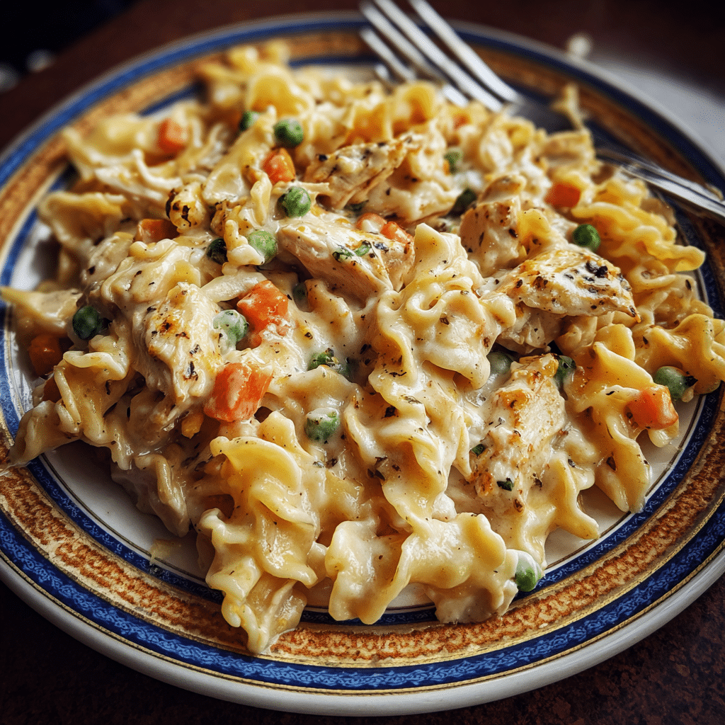 Chicken Pot Pie Pasta: Comfort Food Magic in One Skillet