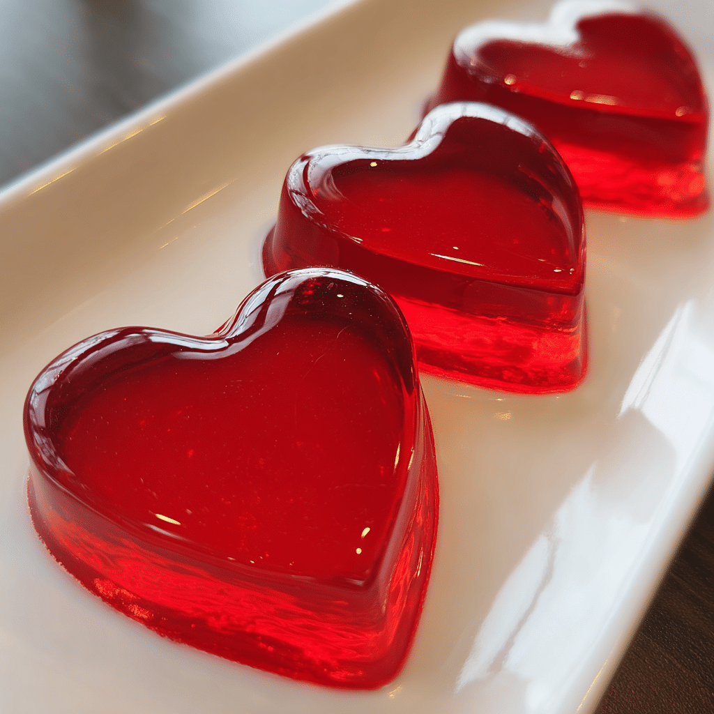Heart-Shaped Valentine's Jell-O Shots