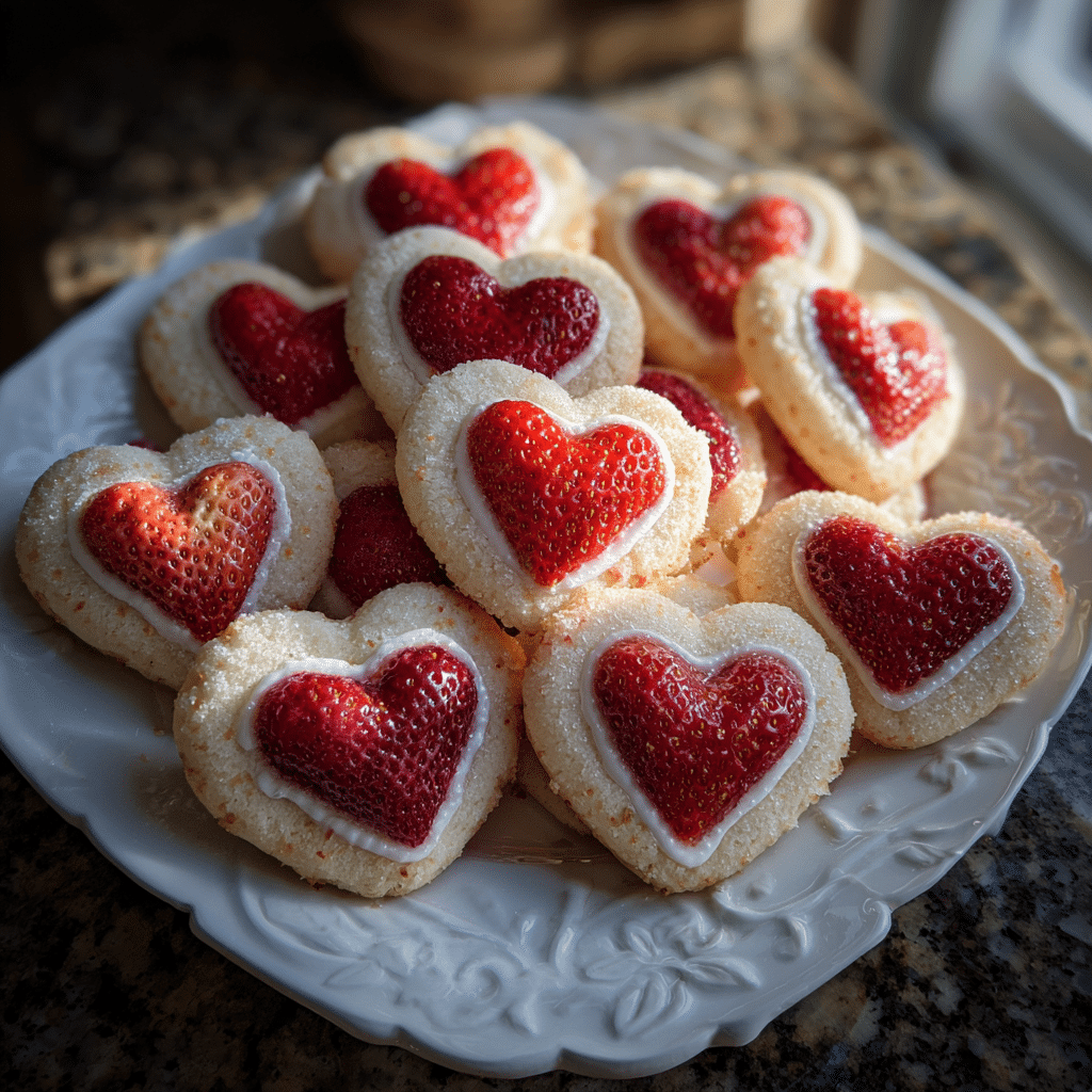 Valentine Strawberry Cookies Recipe