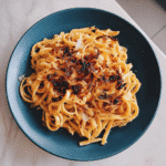 Caramelized Onion Pasta with Chilli Oil: Best 15 Minute Recipe