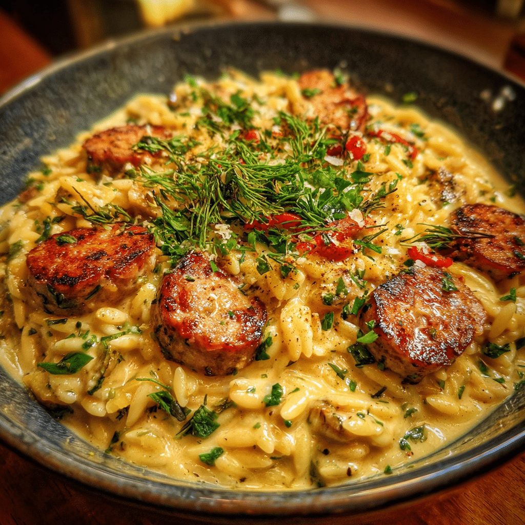 Creamy Chicken Sausage Orzo: 5 Easy Steps to Perfect Pasta