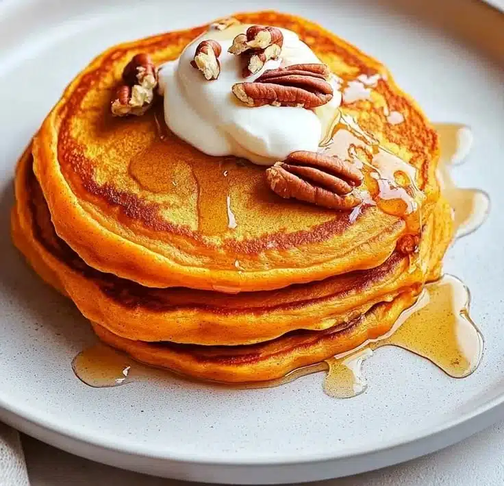 Fluffy Sweet Potato Pancakes