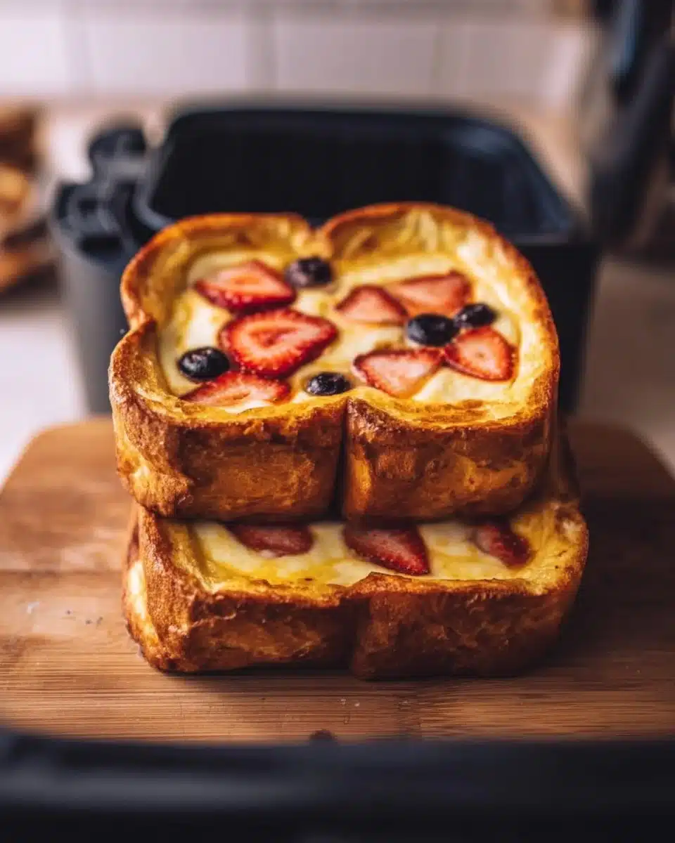 Air Fryer Yogurt Custard Toast