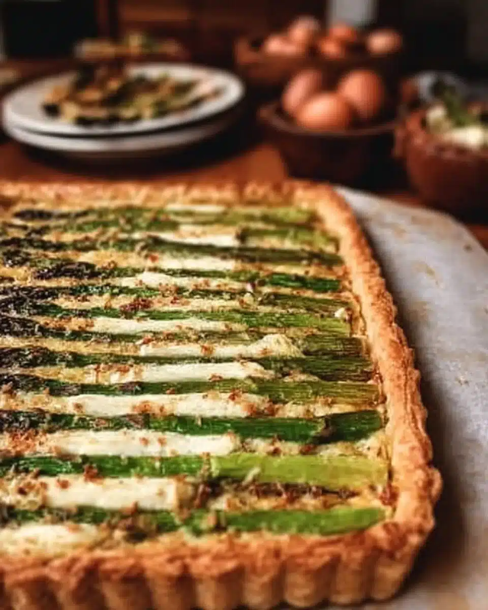 Asparagus Gruyere Tart
