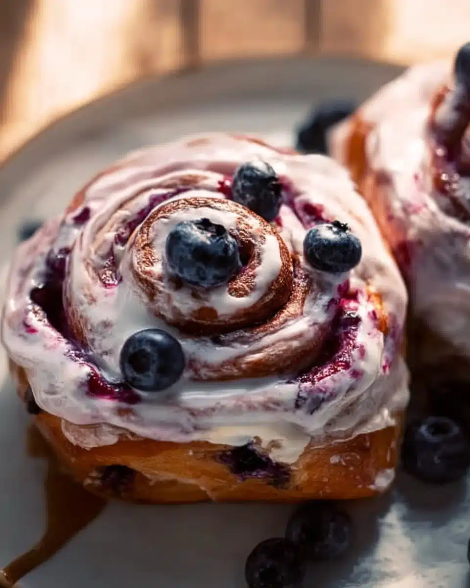 Blueberry Cinnamon Rolls