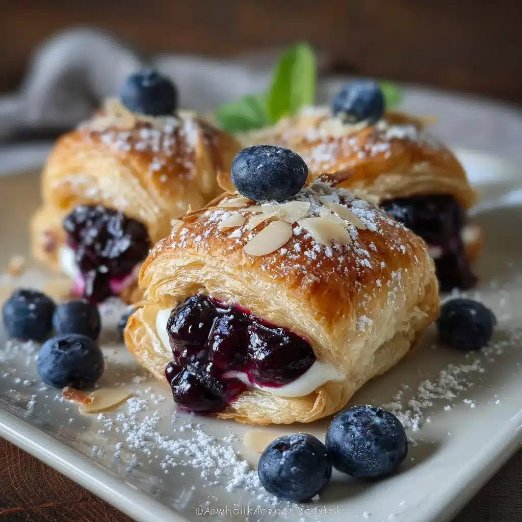 Blueberry Cream Cheese Puff Pastry
