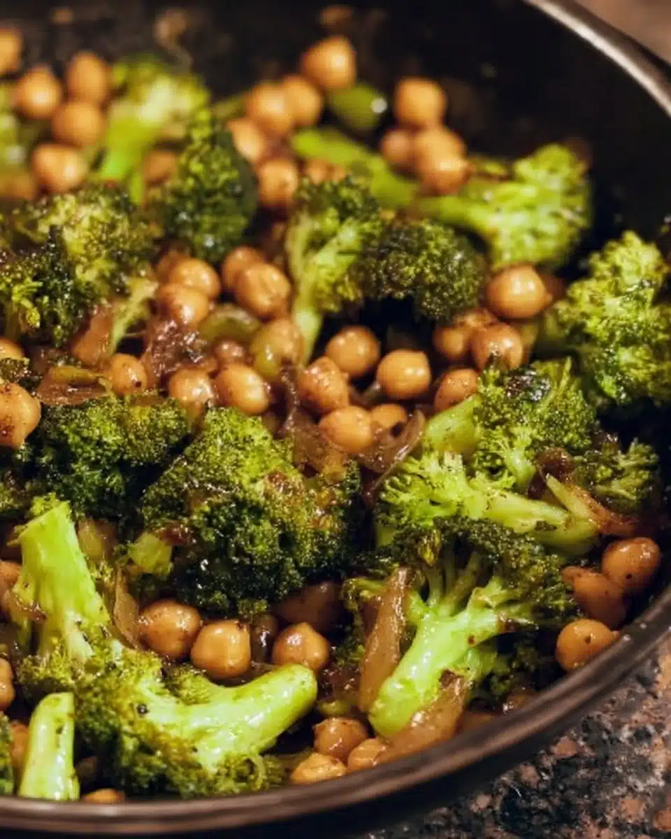 Broccoli Stir Fry with Chickpeas