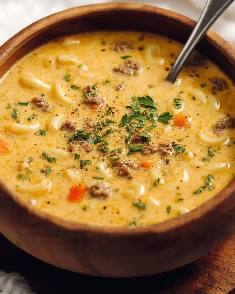 Cheeseburger Soup