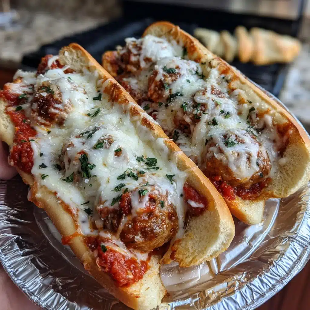 Cheesy Meatball Subs