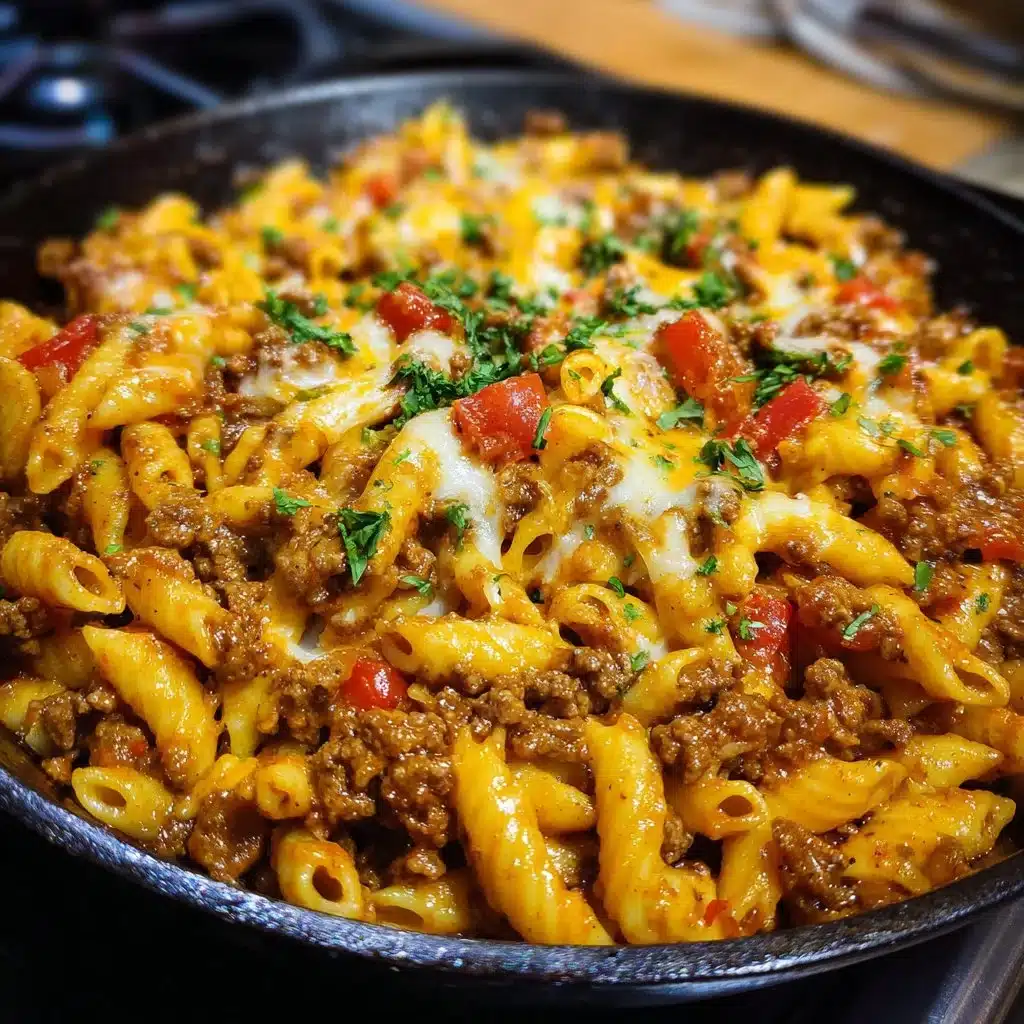 Cheesy Taco Pasta: Easy One Pot Weeknight Dinner Recipe