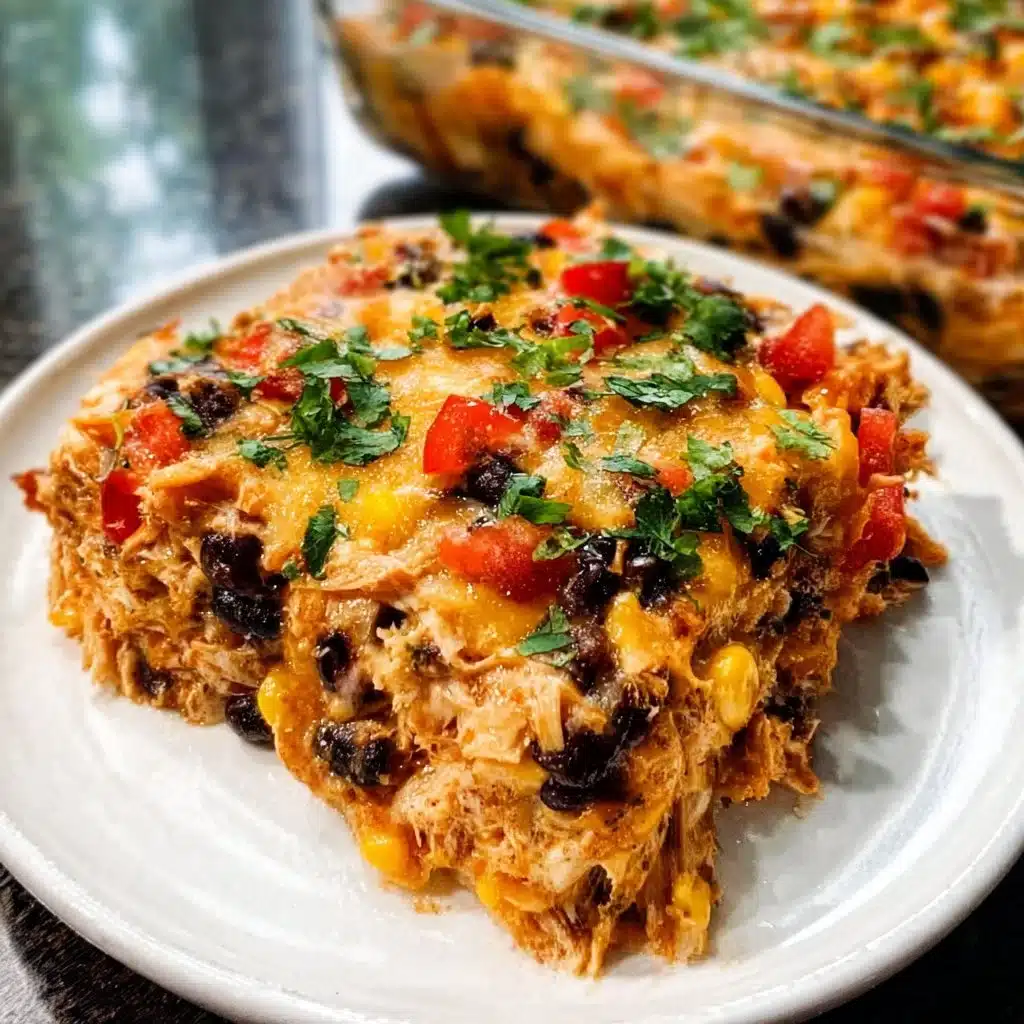 Chicken Burrito Casserole
