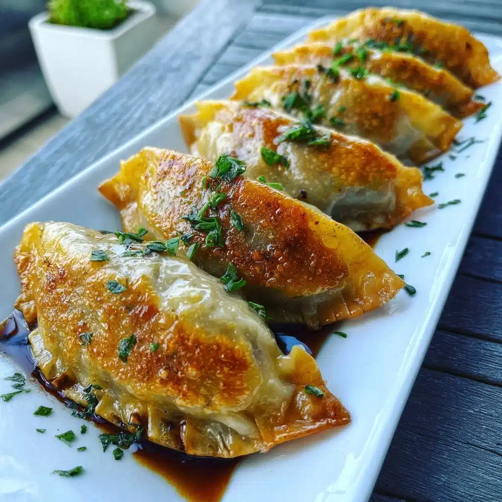 Chicken Potstickers (Pan Fried Dumplings)