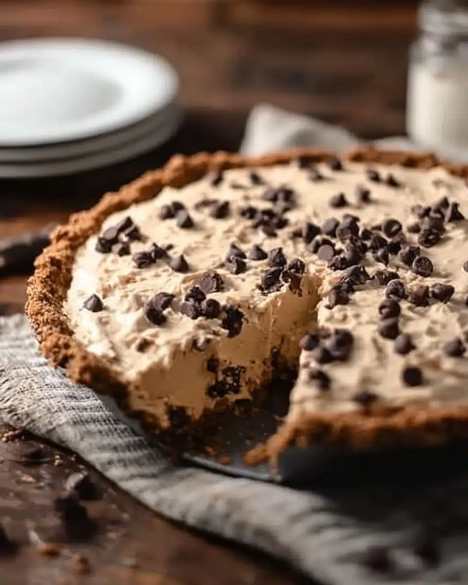 Chocolate Chip Peanut Butter Pie