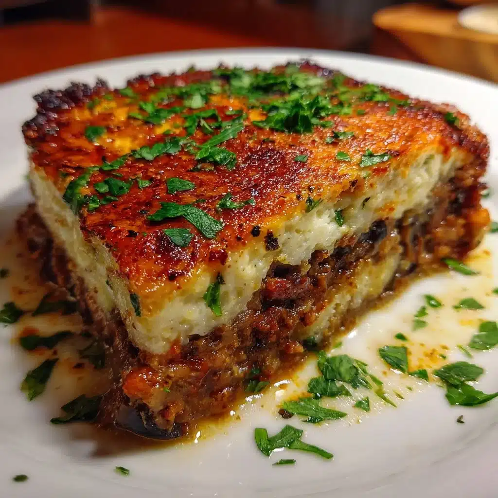 Classic Greek Eggplant Moussaka