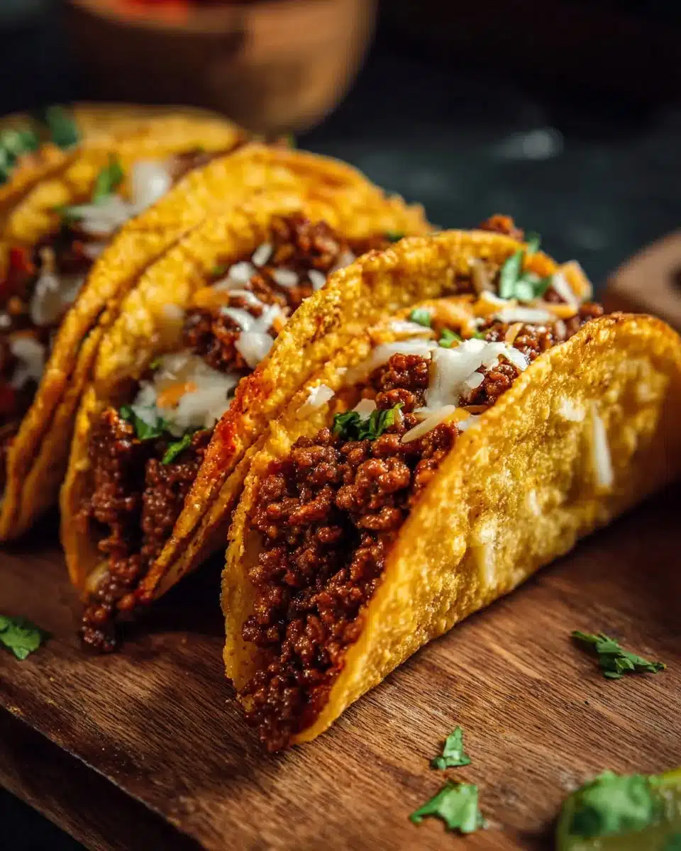 Crispy Ground Beef Tacos