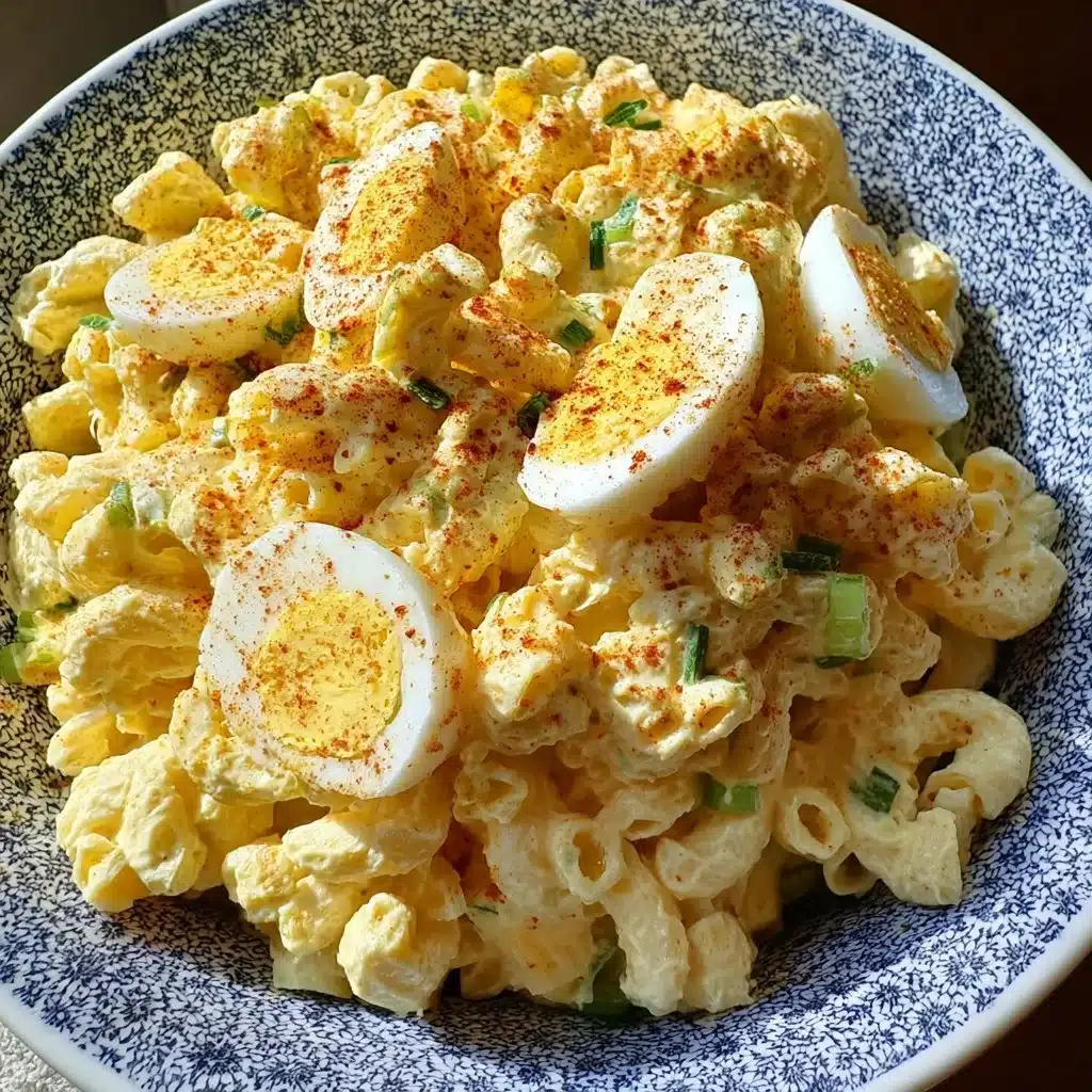 Deviled Egg Macaroni Salad