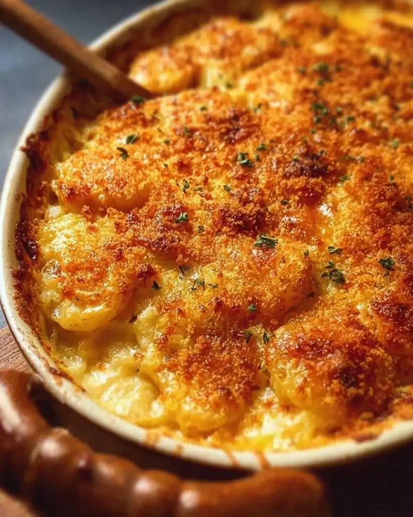 Dolly Parton's 5-ingredient casserole served in a dish