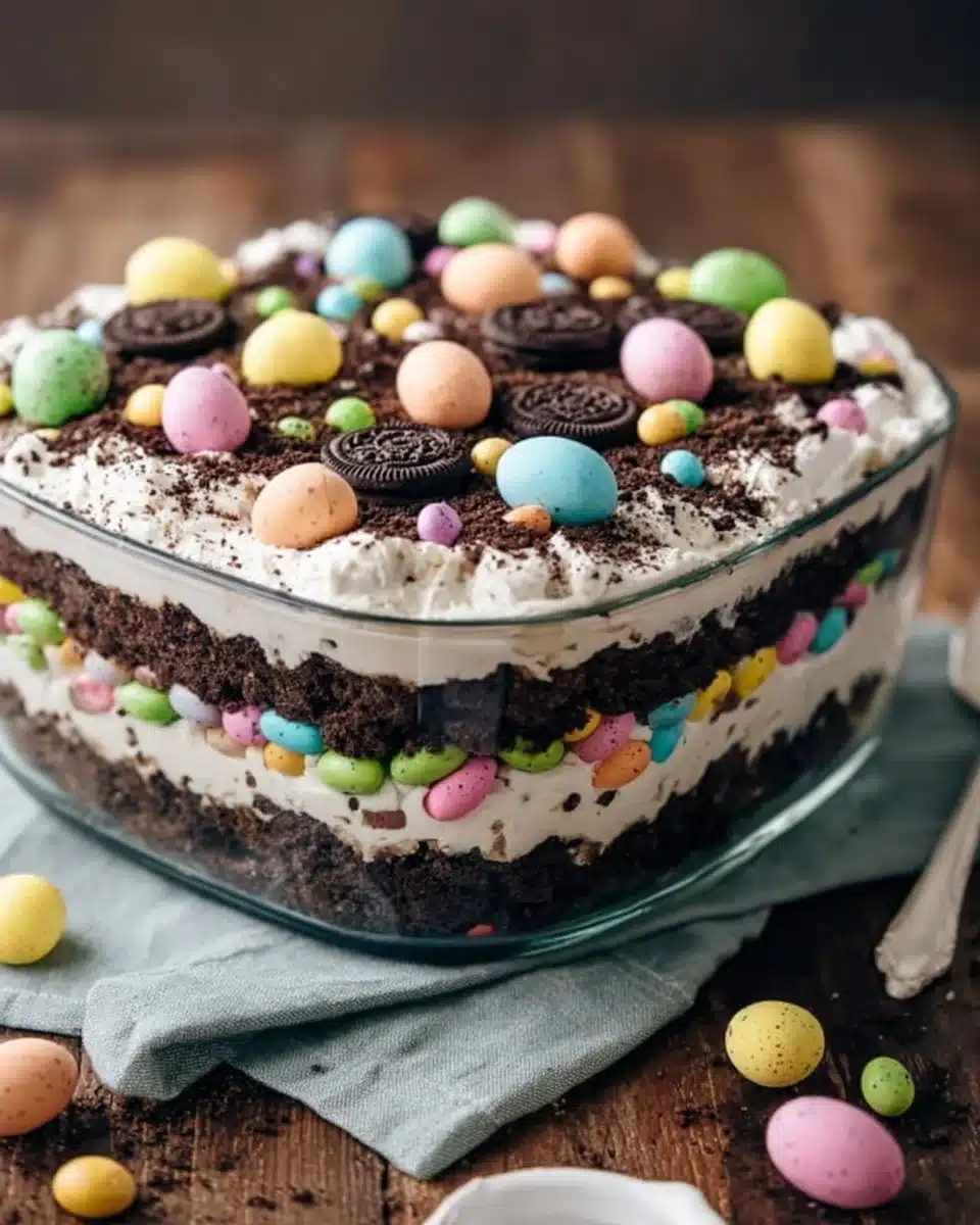 Easter Dirt Cake Casserole