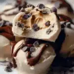 Frozen Greek Yogurt Peanut Butter Bites in a bowl