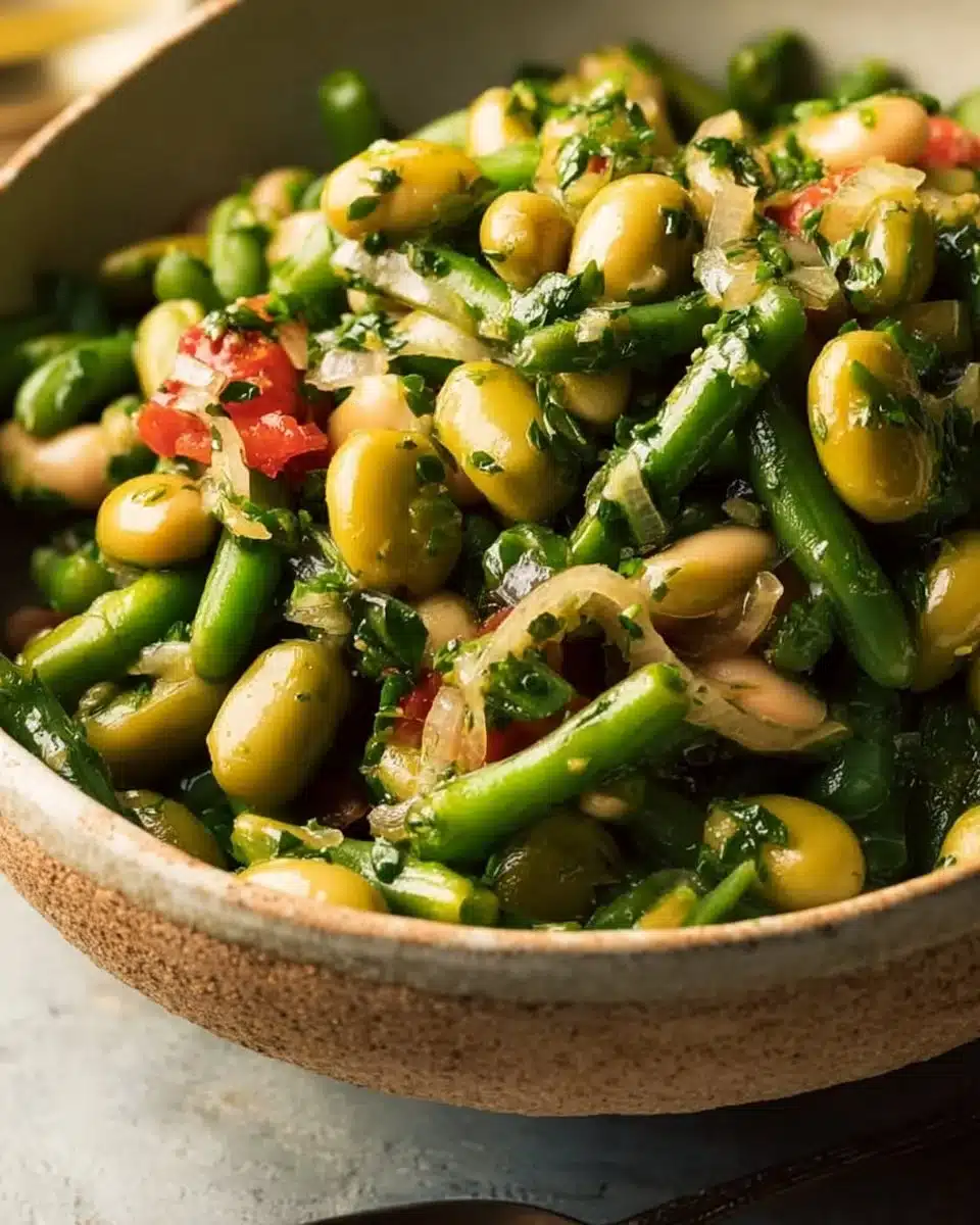 Green Olive Bean Salad