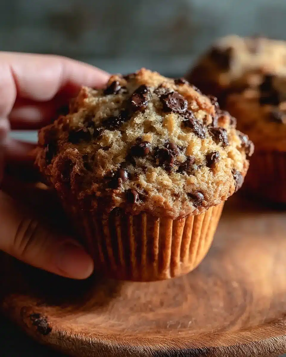 Healthy Peanut Butter Banana Muffins
