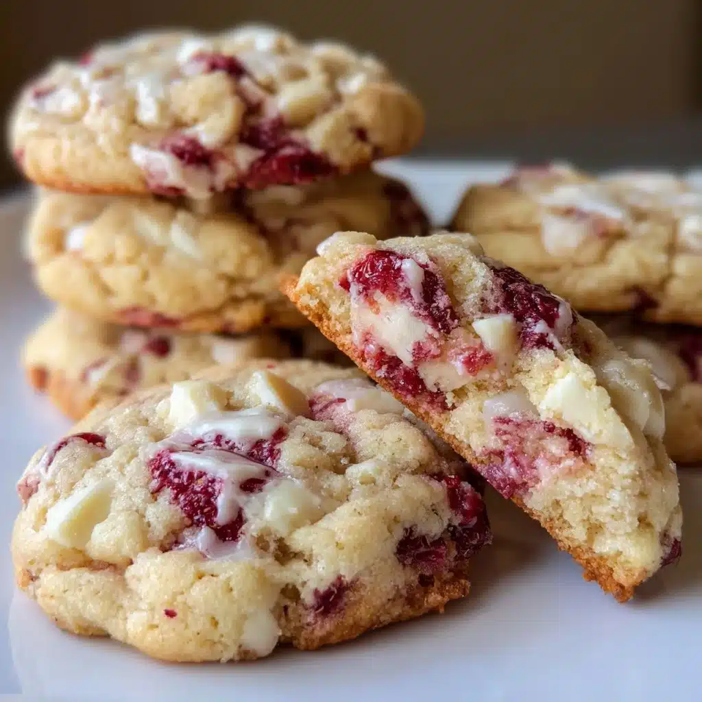 Homemade Raspberry Cheesecake Cookies