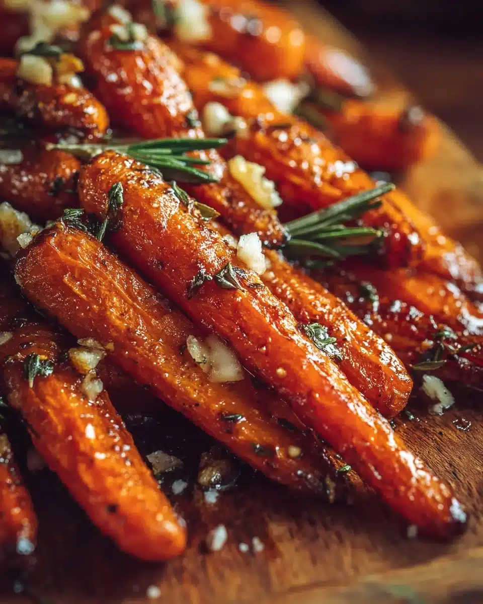 Honey Balsamic Roasted Carrots