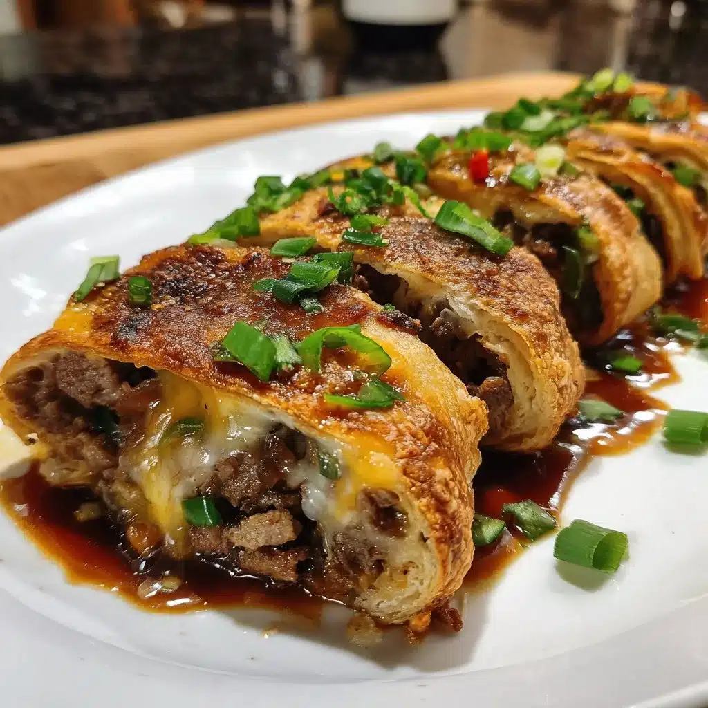 Delicious Keto Philly Cheesesteak Roll Ups served on a plate