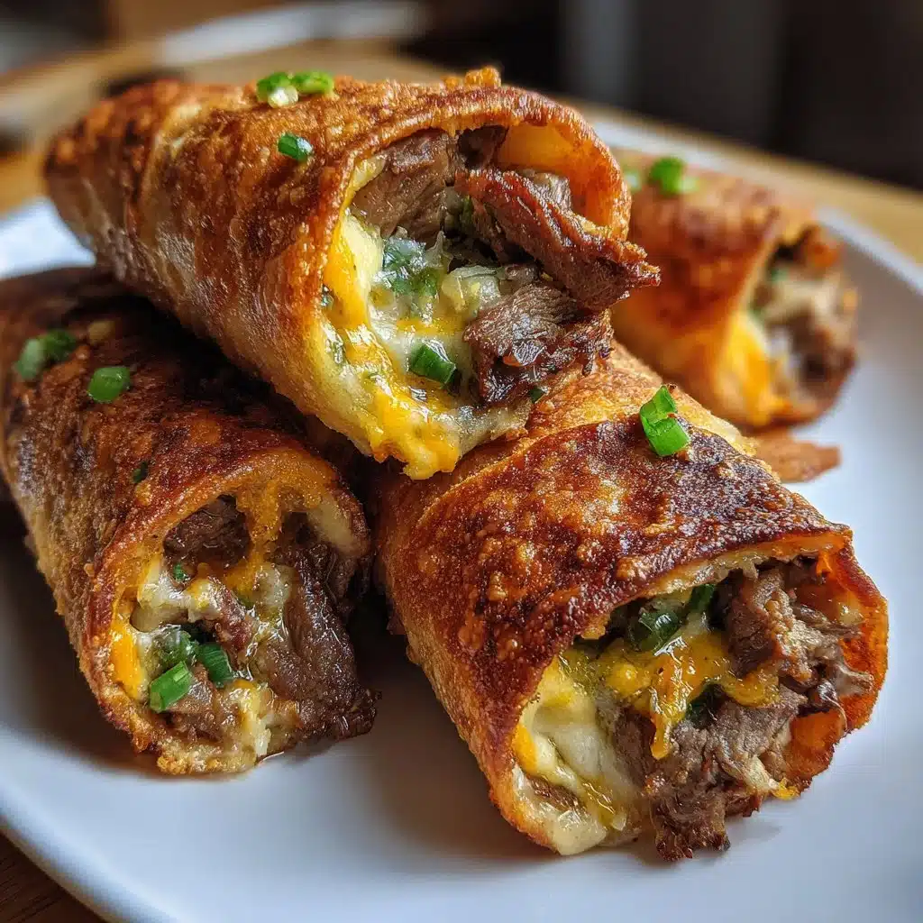 Keto Philly Cheesesteak Roll Ups