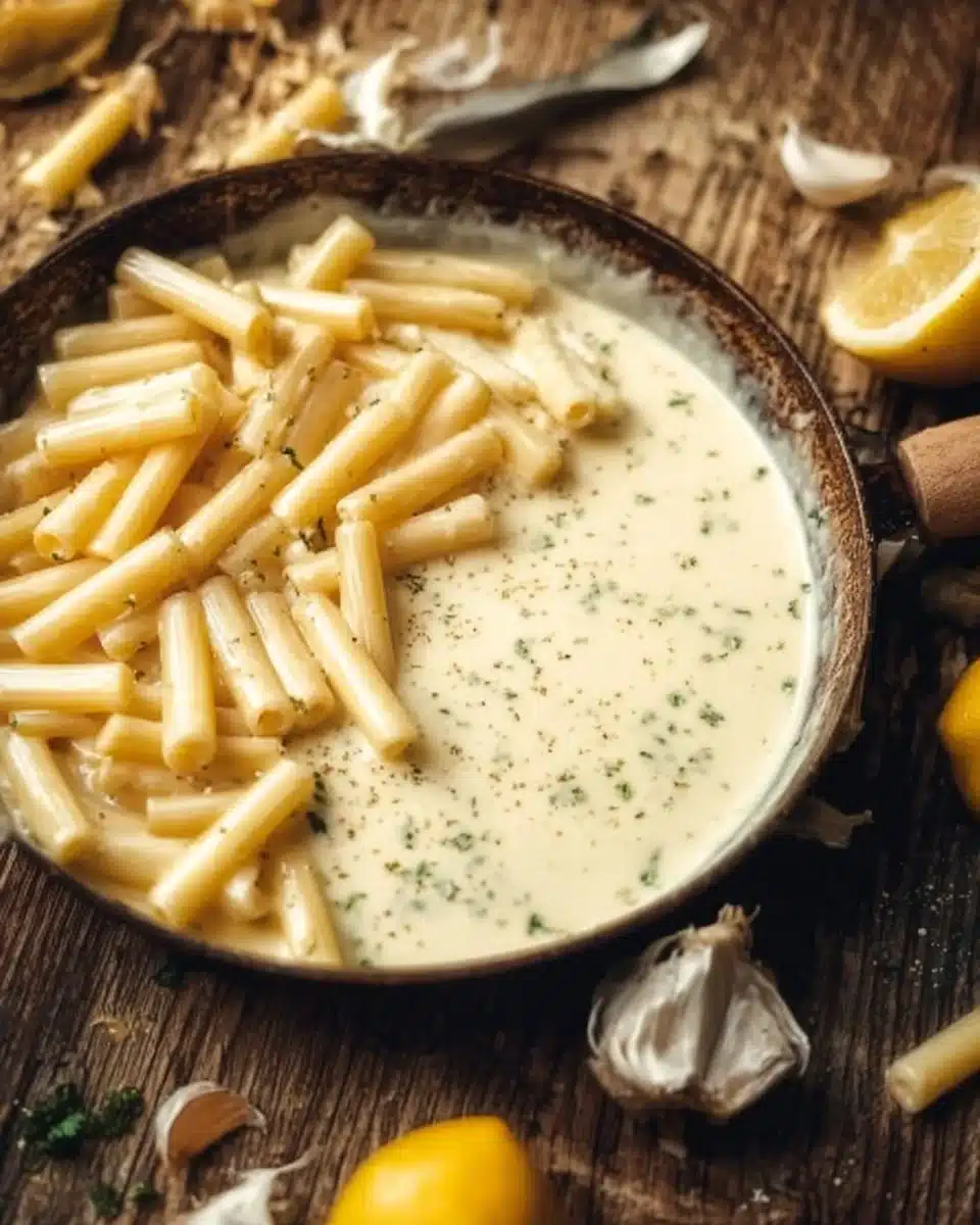 Lemon Garlic Cream Sauce
