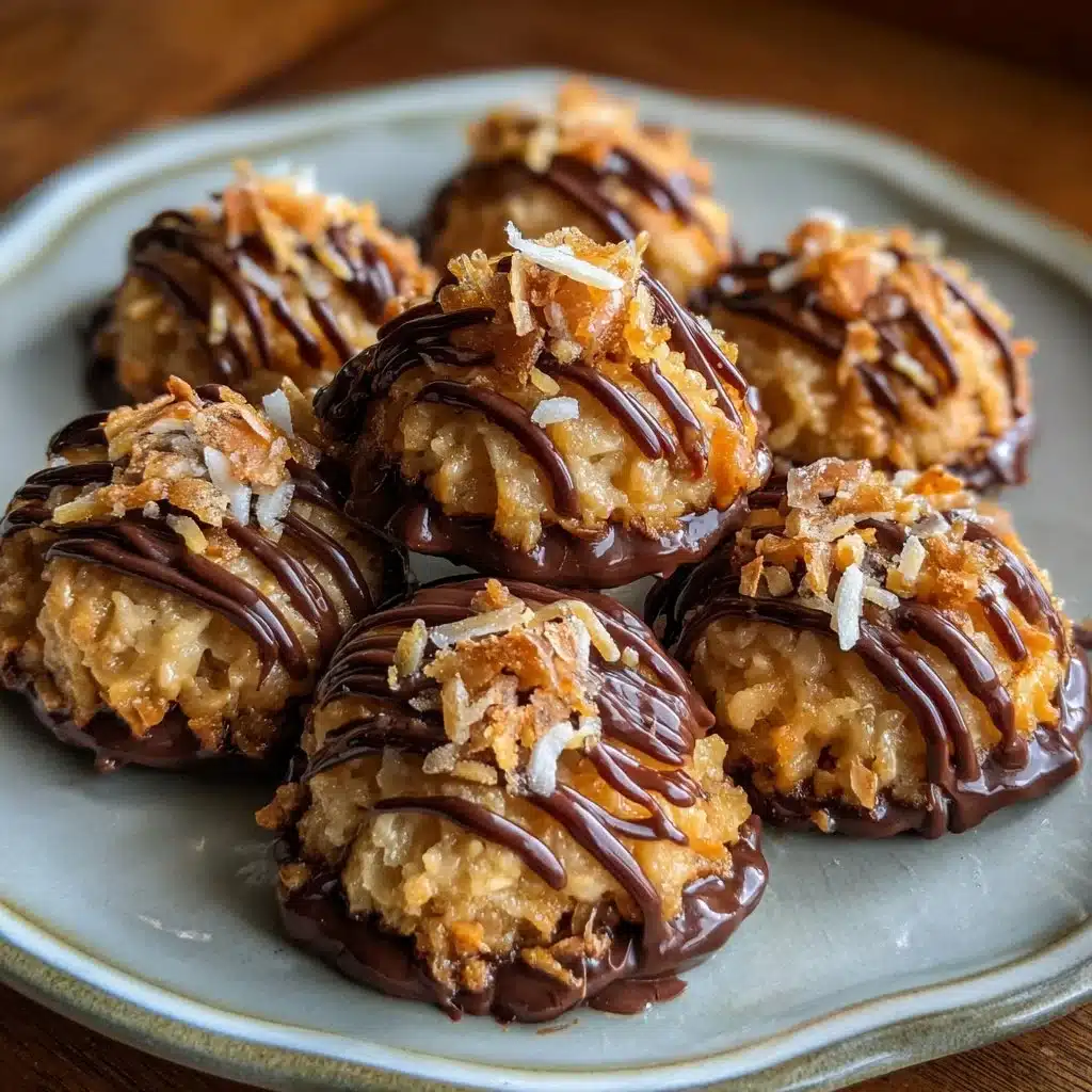No Bake Samoa Cookies