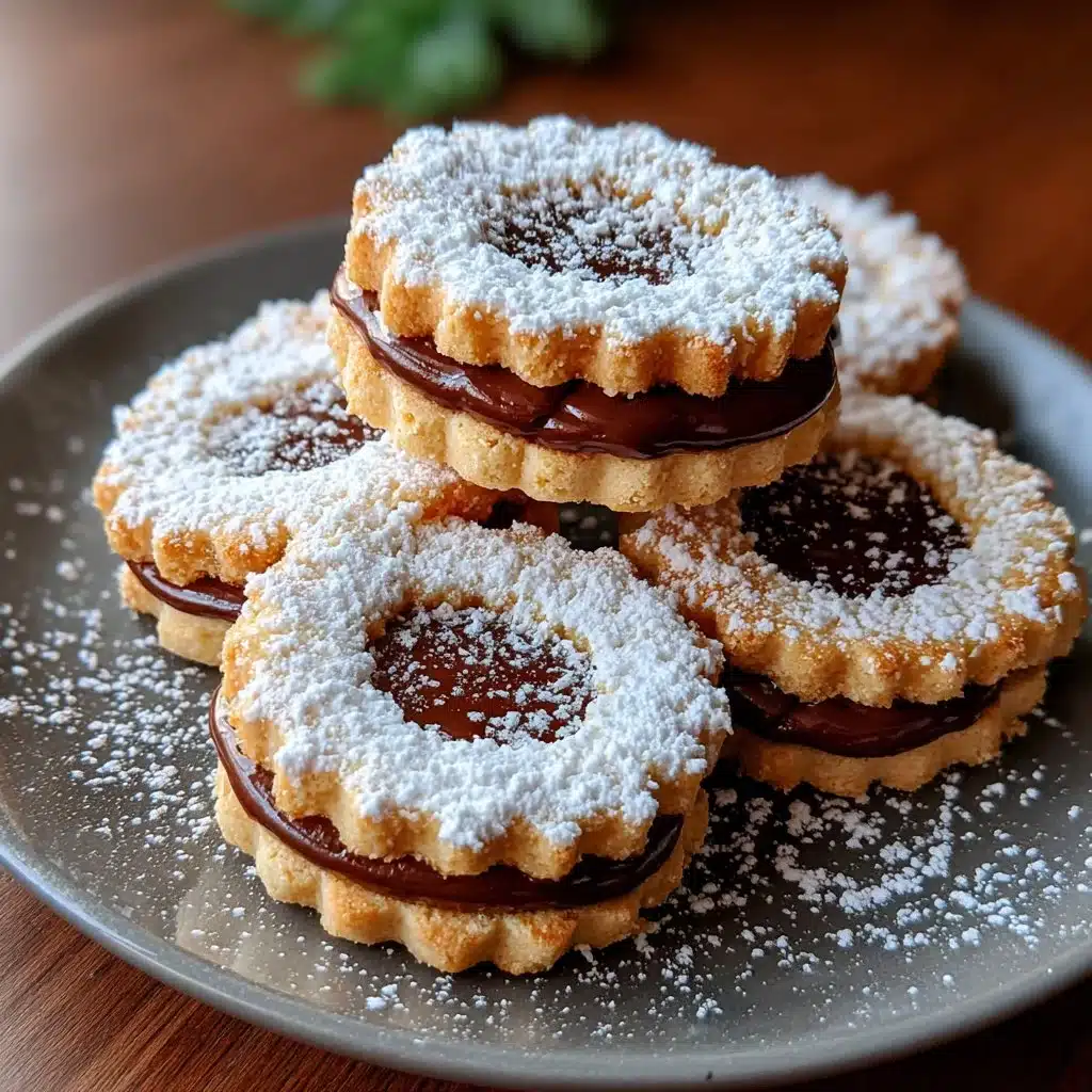 Nutella Linzer Cookies