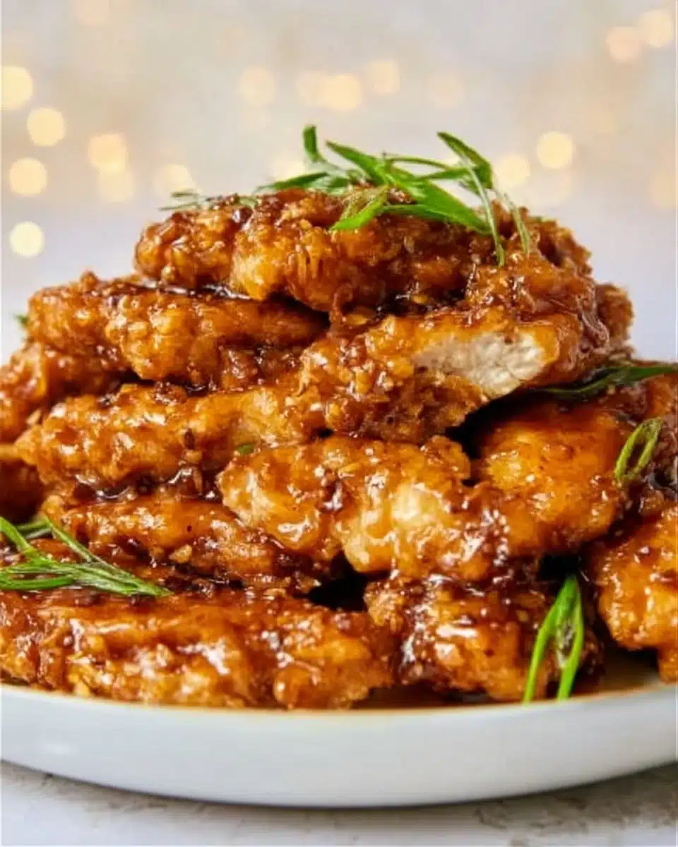 Quick and crispy fried chicken cutlets on a plate with dipping sauce.
