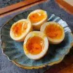 Delicious Ramen Eggs (Ajitama) ready to enhance your ramen bowl